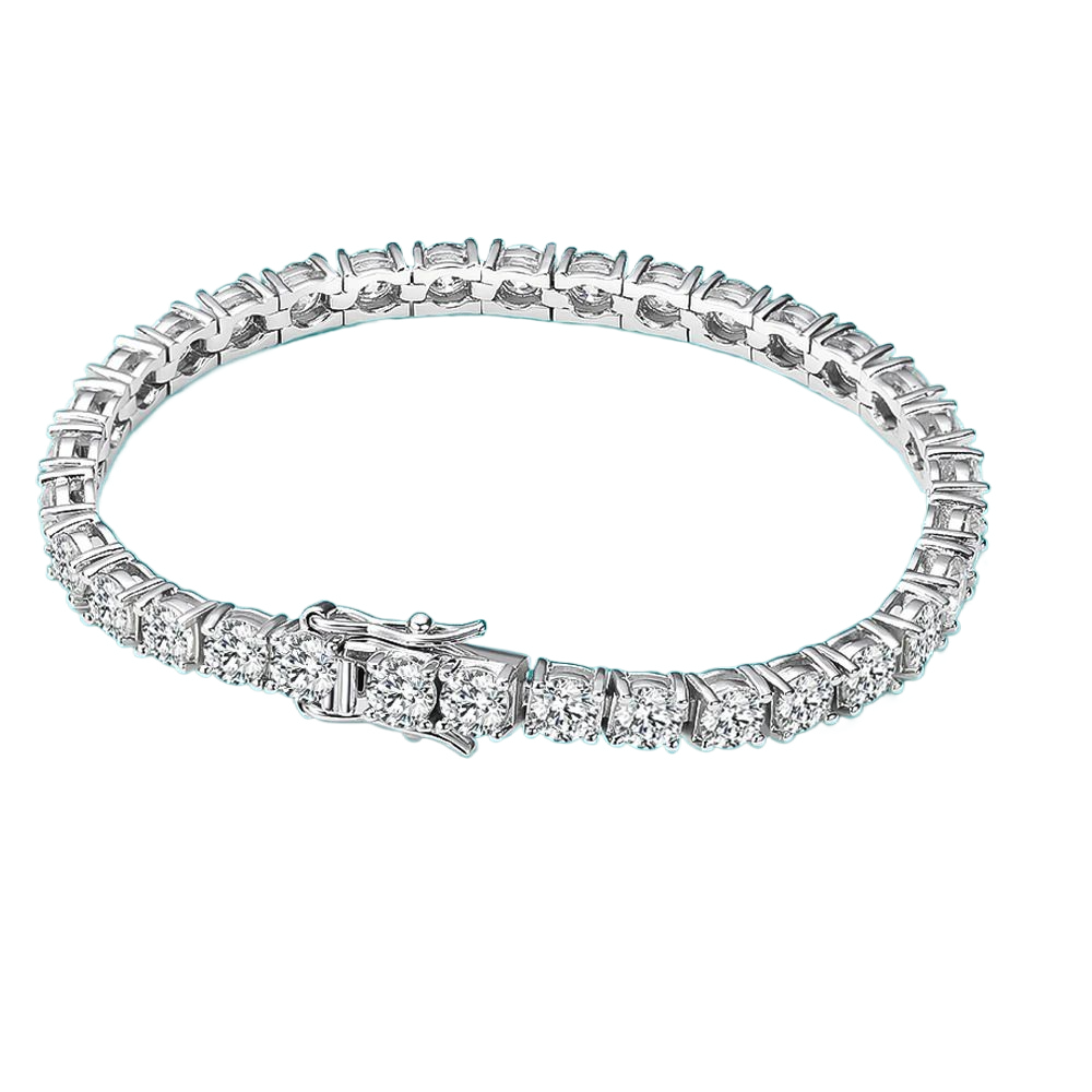 VVS1 Moissanite Tennis Bracelet Original s925 Sterling Silver Plated 18k White Gold with GRA Bracelets