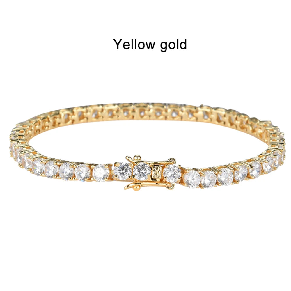 VVS1 Moissanite Tennis Bracelet Original s925 Sterling Silver Plated 18k White Gold with GRA Bracelets